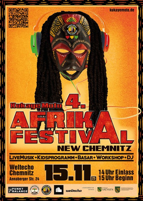 Ankündigung für das Afrika-Festival 2025
